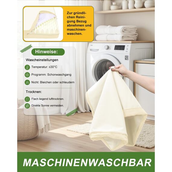 Favodormir Orthopädisches Hundebett Grosse Hunde 104x68cm,Beige Abnehmbare Wassericht Kunstleder-Hülle Hundekissen Hundematratze für Große Hunde,Komfortable & Kühlende für Innen- Und Außenbereich