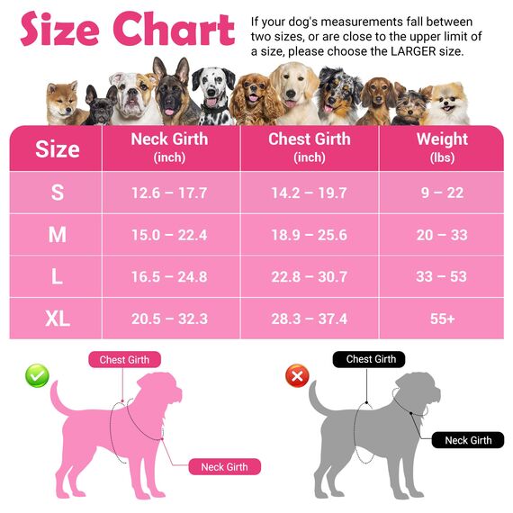 Funfox Hundegeschirr Kleine Hunde [S] - Anti Zug Welpengeschirr mit Griff & Ringreflektoren, Atmungsaktives Verstellbares No Pull Brustgeschirr für Kleine/Mittelgroße Hunde Outdoor Rosa