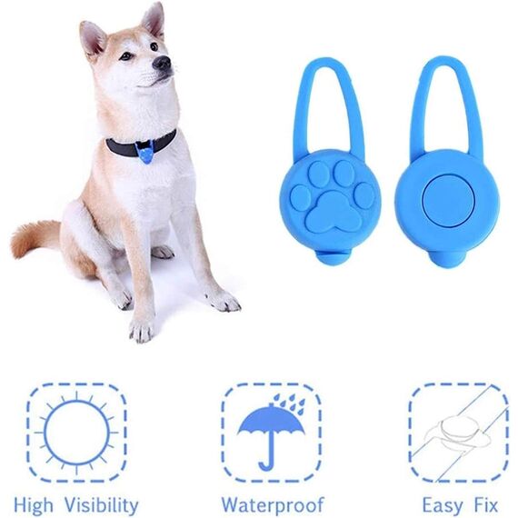 Yizhet 5 Stück Silikon Hunde Leuchtanhänger 3 Modis Licht Hund Clip On Scheinwerfer Blinker Wasserdicht Haustier Sicherheit Nacht Laufende Lichter