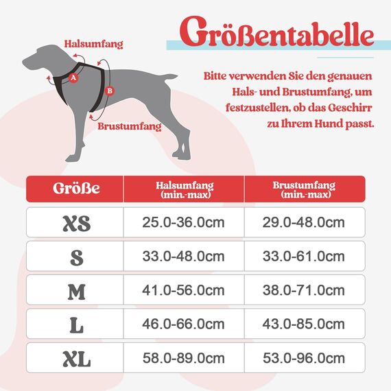 rabbitgoo Hundegeschirr Kleine Hunde, Anti Zug Geschirr mit Kontrolle, No Pull Verstellbar Hundegeschirr Grosse Hunde, Atmungsaktiv Reflexstreifen Brustgeschirr Sichere Führung Rot+Blaugrün XS