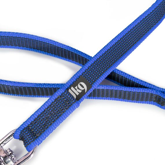 IDC Color & Gray gumierte Leine, 20 mm x 1 m mit Schlaufe, Blau-Grau (Packung mit 2)