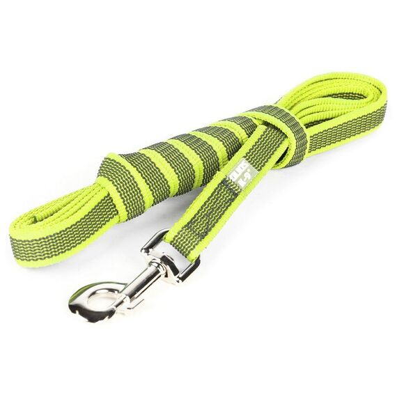 IDC Color & Gray gumierte Leine, 20 mm x 10 m mit Schlaufe, Neon-Grau