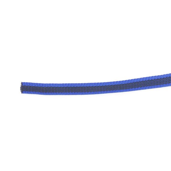 IDC Color & Gray gumierte Leine, 14 mm x 2 m ohne Schlaufe, Blau-Grau