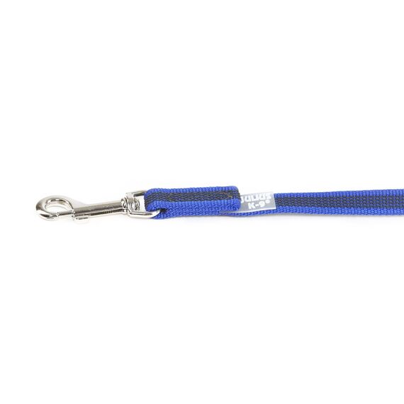 IDC Color & Gray gumierte Leine, 14 mm x 2 m ohne Schlaufe, Blau-Grau