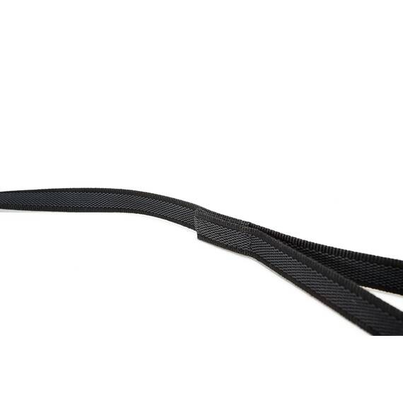 IDC Color & Gray gumierte Leine, 20 mm x 10 m mit Schlaufe, Schwarz-Grau