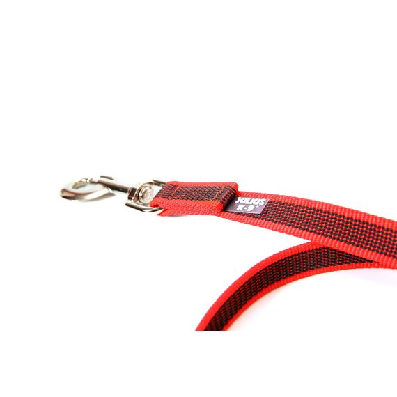 IDC Color & Gray gumierte Leine, 20 mm x 15 m ohne Schlaufe, Rot-Grau