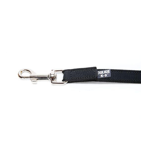IDC Color & Gray gumierte Leine, 20 mm x 2 m ohne Schlaufe, Schwarz-Grau