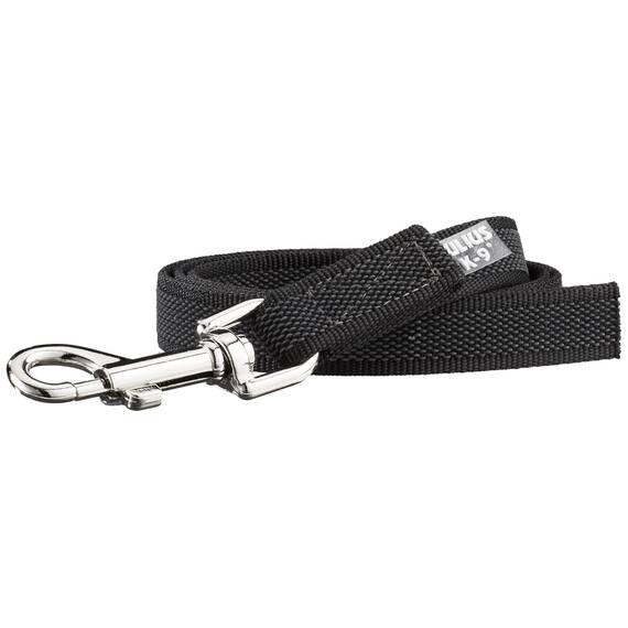 IDC Color & Gray gumierte Leine, 20 mm x 1 m ohne Schlaufe, Schwarz-Grau