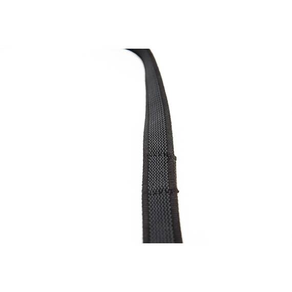 IDC Color & Gray gumierte Leine, 20 mm x 10 m mit Schlaufe, Schwarz-Grau