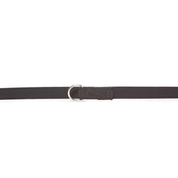 IDC Color & Gray verstellbare Leine mit Doppelkarabiner, 20 mm x 2,2 m, Schwarz-Grau