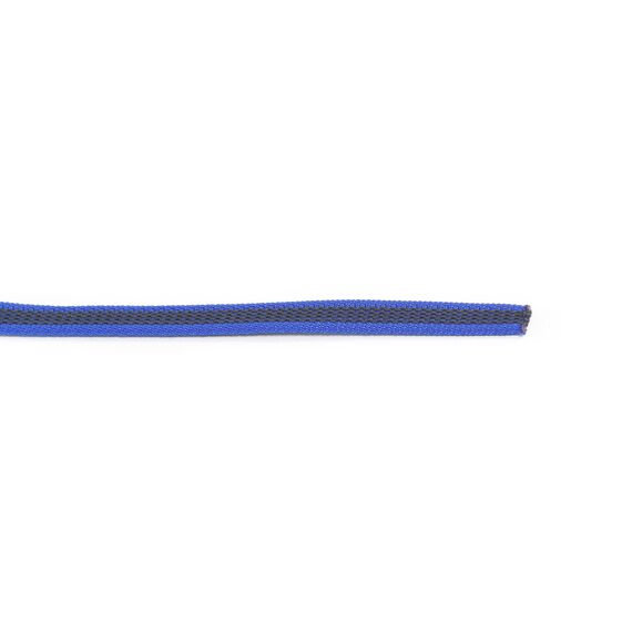 IDC Color & Gray gumierte Leine, 14 mm x 0,45 m ohne Schlaufe, Blau-Grau