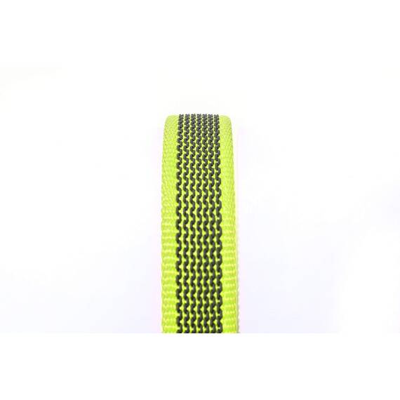 IDC Color & Gray gumierte Leine, 20 mm x 1 m ohne Schlaufe, Neon-Grau