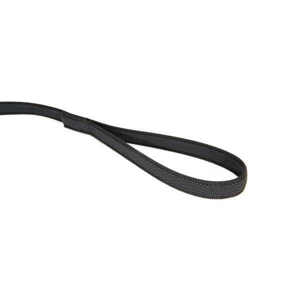 IDC Color & Gray gumierte Leine, 20 mm x 10 m mit Schlaufe, Schwarz-Grau