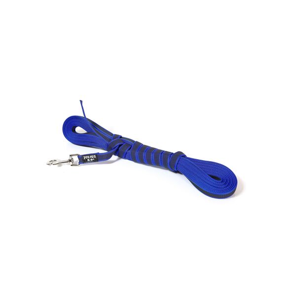 IDC Color & Gray gumierte Leine, 20 mm x 15 m ohne Schlaufe, Blau-Grau