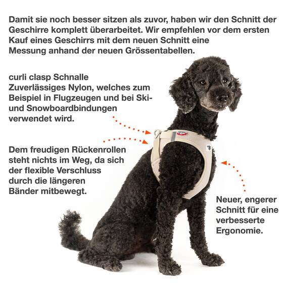 Vest Harness curli Clasp Air-Mesh Lime 3XS