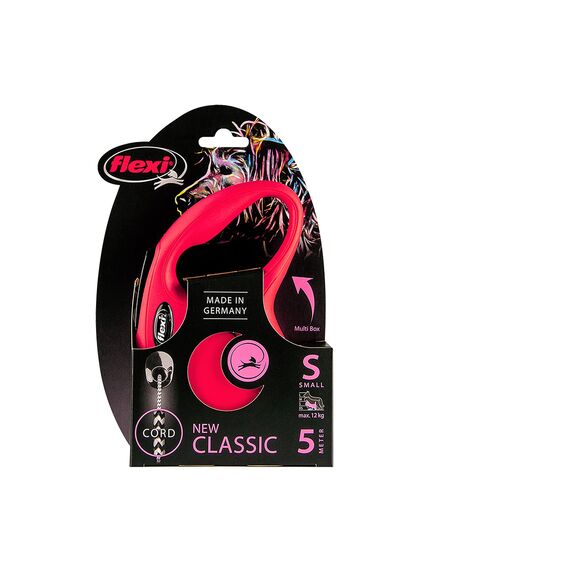 flexi New Classic S Seil 5 m rot für Hunde bis 12 kg (Packung mit 2)