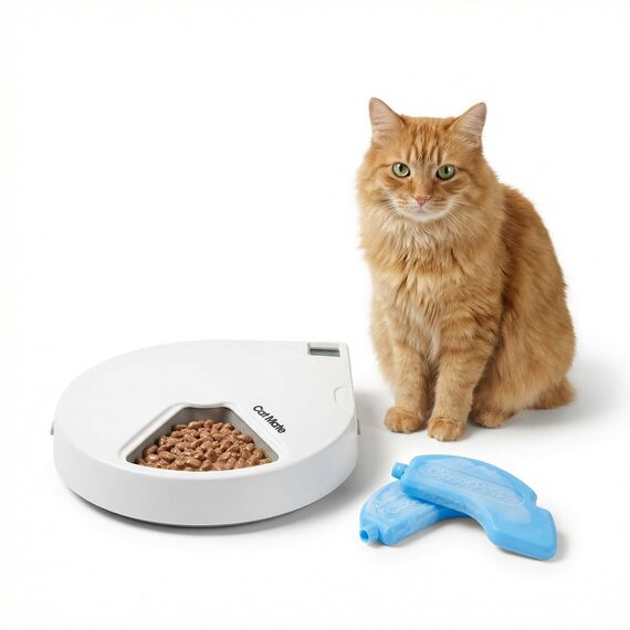 Cat Mate Digitaler Futterautomat C500 Katzen Hunde Futterspender 5 Mahlzeiten