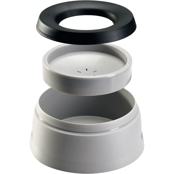 HUNTER Reisenapf ROAD REFRESHER, 1400 ml Fassungsvermögen, ideal für unterwegs und Autofahrten, innovativer Auslaufschutz durch Schwapp-Stopp-Einsatz, sicherer Stand dank Klett, leicht zu reinigen