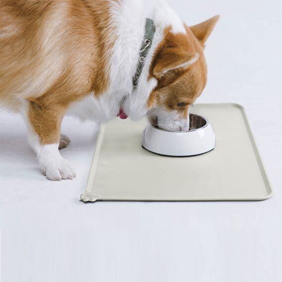 AUDWUD Silikon Wasserdicht Hund und Katze Haustier Fütterung Matte, Anti-Rutsch-Tiernapf