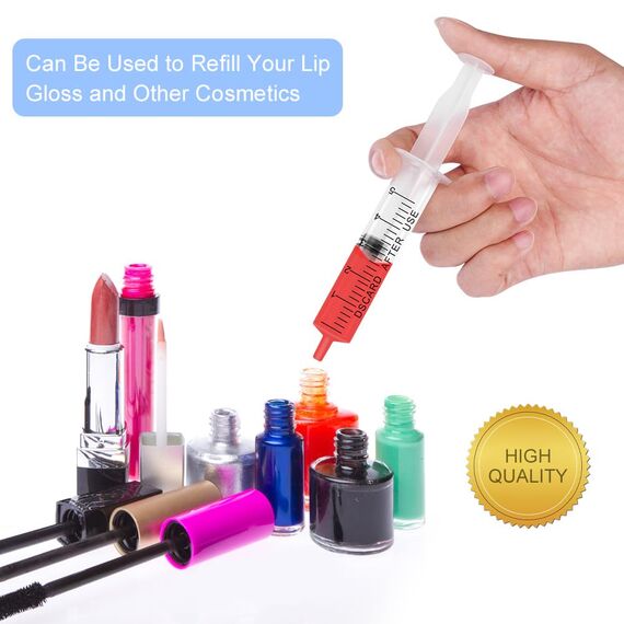 OFFCUP Spritzen-Set mit stumpfer Nadel, 10pcs Spritze 5ml und Kanüle, Plastiktube Einwegspritzen Kunststoff Spritze für Flüssigkeiten, Hobby, Modellbau und Heimwerk
