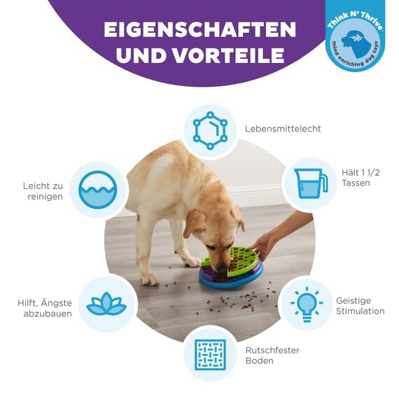 Outward Hound Nina Ottosson Hundespielzeug Intelligenz - Stufe 2 Erfahrene - Leckerli-Spender, Beschäftigung & Intelligenzspielzeug für Hunde & Welpen, bei Langeweile & mentaler Stimulation