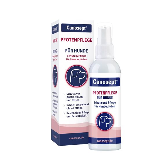 Canosept Pfotenpflege für Hunde 75g - Pfotenbalsam Hund - Pfotenpflege Hund - Hundepfoten Pflege Creme für weiche & geschützte Pfoten bei jeder Wetterlage