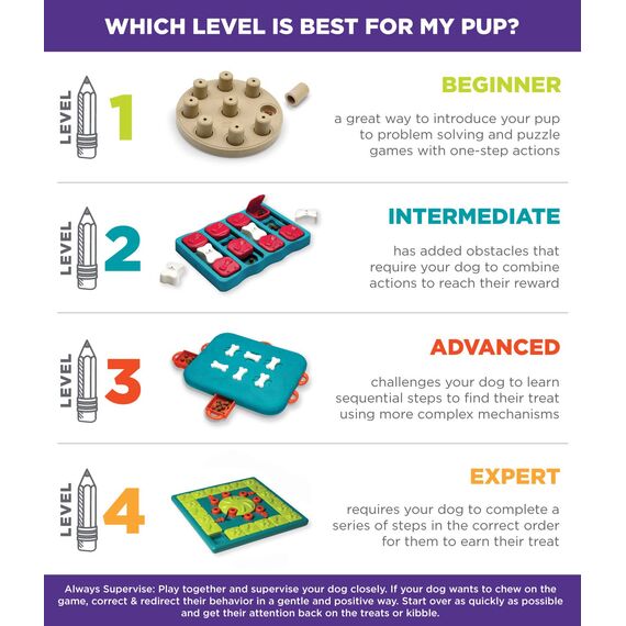 Outward Hound Nina Ottosson Hundespielzeug Intelligenz - Stufe 1 Anfänger - Leckerli-Spender, Beschäftigung & Intelligenzspielzeug für Hunde & Welpen, bei Langeweile & mentaler Stimulation