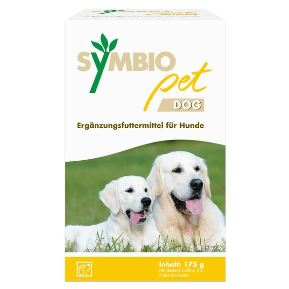 SymbioPet Dog - Probiotika für den Hund - Ergänzungsfuttermittel zur Pflege einer gesunden Darmflora - für Hunde jeden Alters - 175 g Pulver