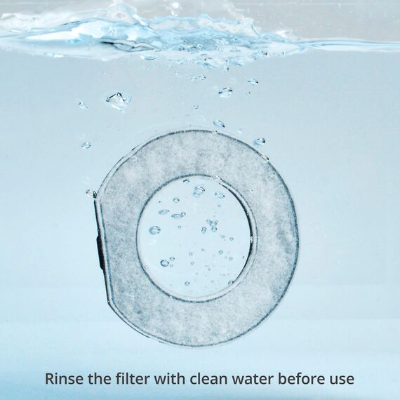 Petace Filter für Wassernapf Hund Ohne Sabbern, Viererpack