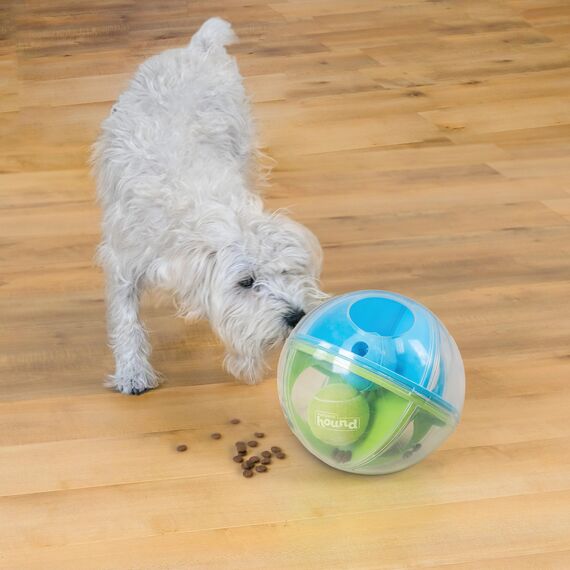 Outward Hound Nina Ottosson A-Maze Ball - Interaktives Intelligenzspielzeug - Spielball für Hunde mit Leckerli-Labyrinth