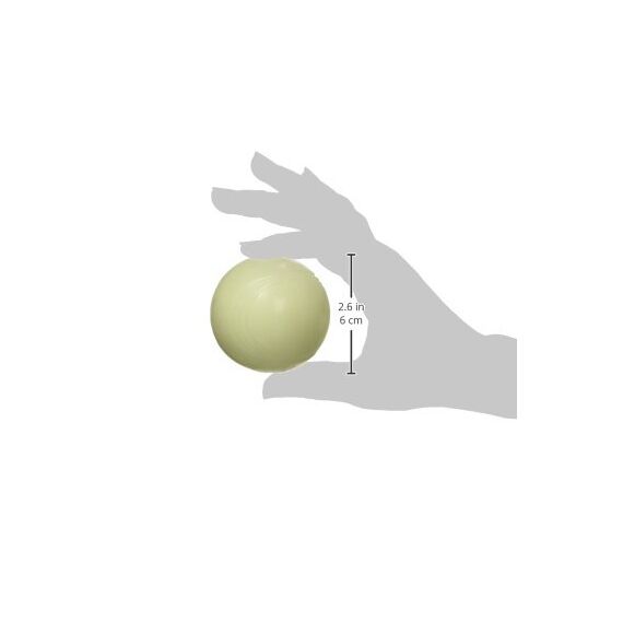 Chuckit – Max Glow Ball Medium – Phosphoreszierender Ball für Hunde – Gummiball – weich im Mund – verstärkt die Komplizenschaft – Größe Medium – Durchmesser 6,5 cm