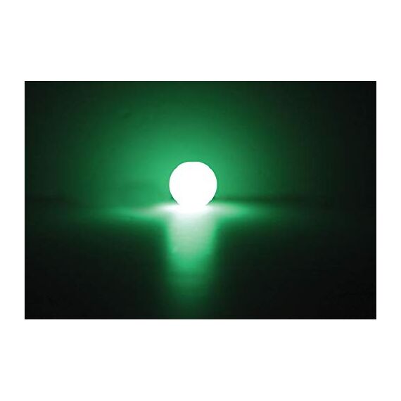 Chuckit – Max Glow Ball Medium – Phosphoreszierender Ball für Hunde – Gummiball – weich im Mund – verstärkt die Komplizenschaft – Größe Medium – Durchmesser 6,5 cm