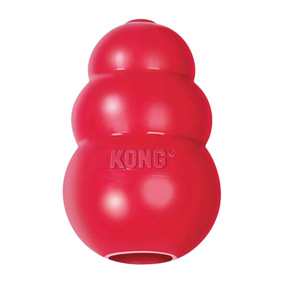 KONG Classic - Füllbares Hundespielzeug - Apportier- und Kauspielzeug für Hunde - Kann Mit Leckerlis Gefüllt Werden - Strapazierfähiges Naturkautschukmaterial - Für XXL Hunde