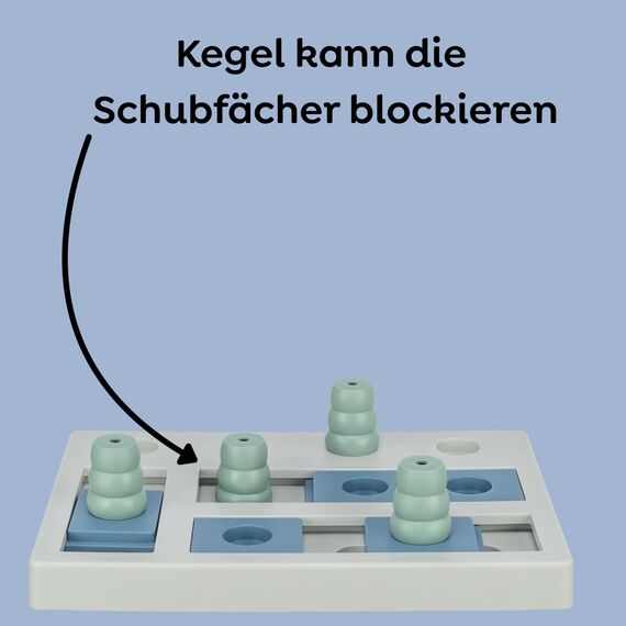 TRIXIE Hundespielzeug Intelligenz Dog Activity Strategiespiel „Chess“ – Anspruchsvolles Intelligenzspielzeug für Hunde zur Beschäftigung, ø 40x27cm – 32022