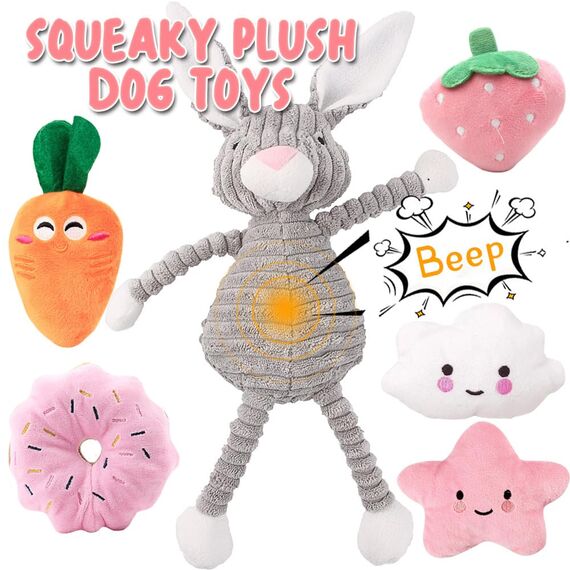 10Pcs Hundespielzeug für Kleine Hunde, Quietschende Plüsch Hundespielzeug Set, Welpe Zahnen Spielzeug Seil Ball, Unzerstörbar Hund Kauspielzeug, Hundespielzeug Geschenk für Kleine Mittlere Hunde