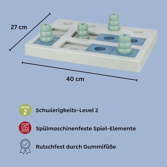 TRIXIE Hundespielzeug Intelligenz Dog Activity Strategiespiel „Chess“ – Anspruchsvolles Intelligenzspielzeug für Hunde zur Beschäftigung, ø 40x27cm – 32022