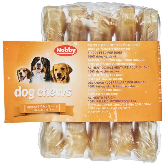 Nobby Kauknochen gepresst, 1 Packung (5 x 40 g), 11,5 cm