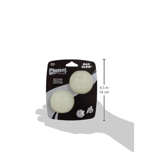 Chuckit! CH33067 Max Glow Medium 2-er Pack