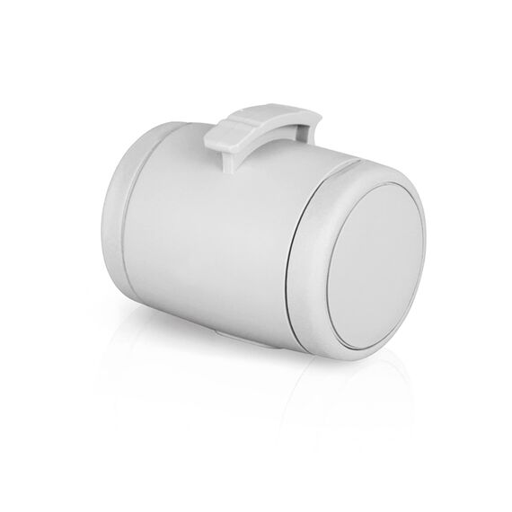 flexi® Multi Box hellgrau, praktische Box für Leckerli und Kotbeutel. Passend für flexi® Xtreme, Comfort, Classic, Neon und Black Design Roll-Leinen der Größen S, M und L