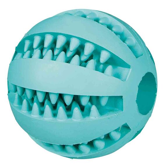 Trixie Denta Fun Ball, Naturgummi mit Minzgeschmack, 5 cm