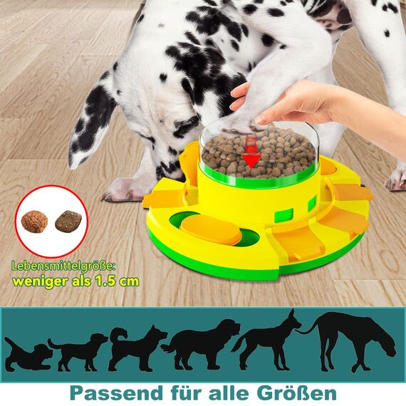 Dufuso Hundespielzeug Intelligenz, Hunde intelligenzspielzeug für Hunde Große/mittlere/Kleine Hunde Spielzeug intelligent-Stufe 2 (mittel)