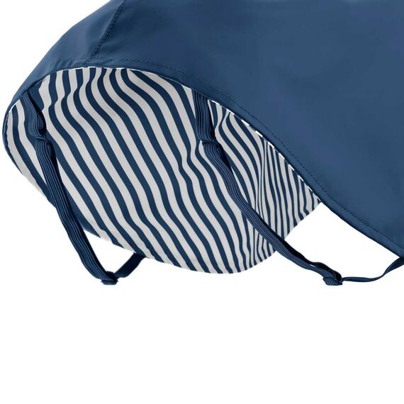 Hunter Hunde-Regenmantel Milford, Farbe: grün, ergonomische Passform für optimalen Schutz, individuell verstellbar, Reißverschluss für Geschirrträger, pflegeleicht & waschbar bei 30 °C, Größe: 55