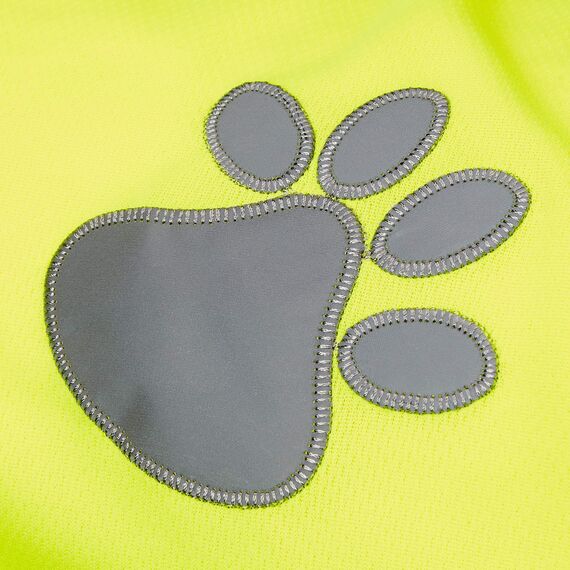 TRIXIE Warnweste für Hunde L neongelb – Sicherheitsweste mit reflektierenden Elementen für mehr Sicherheit im Dunkeln – verstellbar & pflegeleicht mit Klettverschluss - 30083