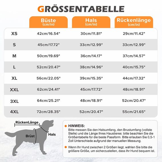 Woiil Hundemantel Hundejacke Wintermantel für Grosse Hunde, Hundemantel Winter mit Geschirr, Hunde Wintermantel Ärmellose Baumwolle Gepolsterte Weste Wasserdicht Warme Reflektierend, Navyblau XL