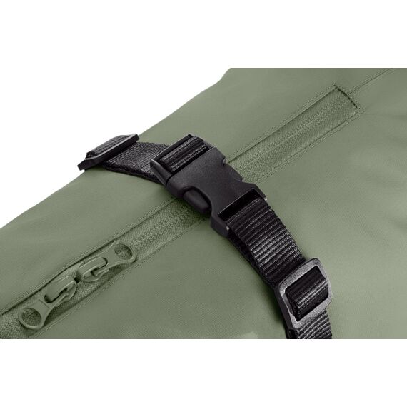 Hunter Hundemantel Uppsala, Farbe: Khaki, 2in1 Design mit herausknüpfbarem Innenfutter, wasserabweisend, reflektierende Paspeln, geschlossene Bauchseite, optimaler Sitz, Größe: 27,5