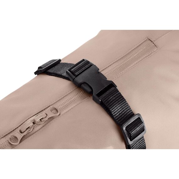 Hunter Hundemantel Uppsala, Farbe: Taupe, 2in1 Design mit herausknüpfbarem Innenfutter, wasserabweisend, reflektierende Paspeln, geschlossene Bauchseite, optimaler Sitz, Größe: 37,5