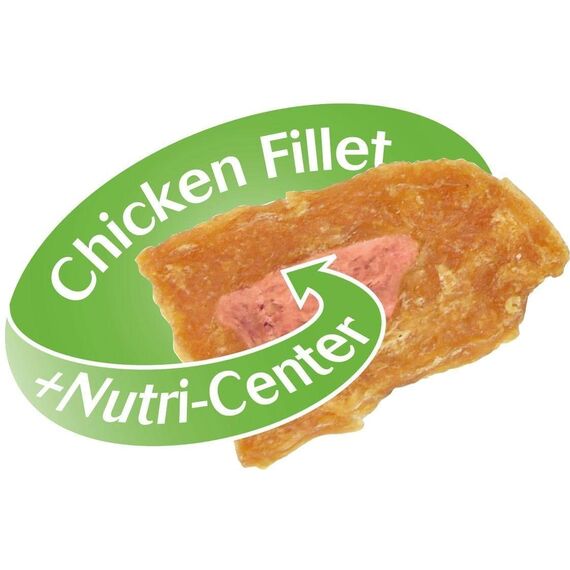 8in1 Fillets Pro Digest Hunde-Snack mit Hähnchen, funktionale Leckerlis für Hunde, unterstützt die Verdauung, 80 g Beutel