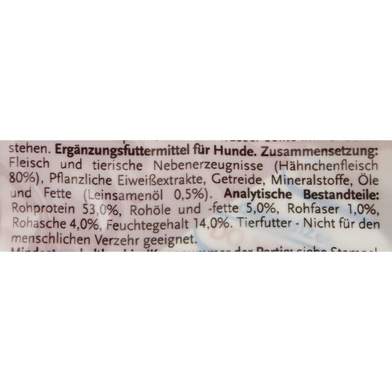 8in1 Fillets Pro Skin & Coat Hunde-Snack mit Hähnchen, funktionale Leckerlis für Hunde, aromatisiert mit Leinsamenöl, 80 g Beutel (Packung mit 2)