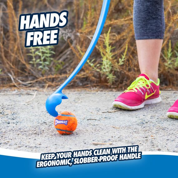 Chuckit – 12M Sportwerfer – Ballwerfer für Hunde – Ergonomischer Gummigriff – Weiche und robuste Kunststoffwerfer – Kompatibel mit Ball Medium – 12" Länge