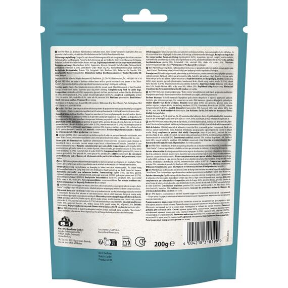 8in1 Pro Fillets Dental - Hunde-Snack mit Hähnchen, funktionale Leckerlis für ausgewachsene Hunde, mit speziellen Mineralstoffen, um Zahnstein zu reduzieren, 200g Beutel